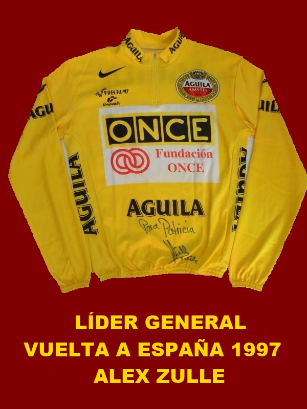 LÍDER GENERAL VUELTA 1997 ALEX ZULLE