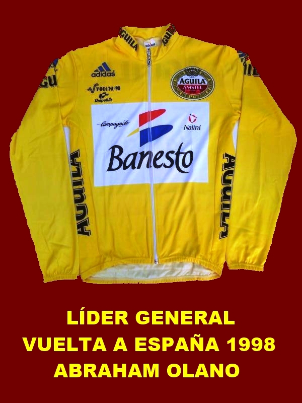 LIDER GENERAL VUELTA 1998 ABRAHAM OLANO