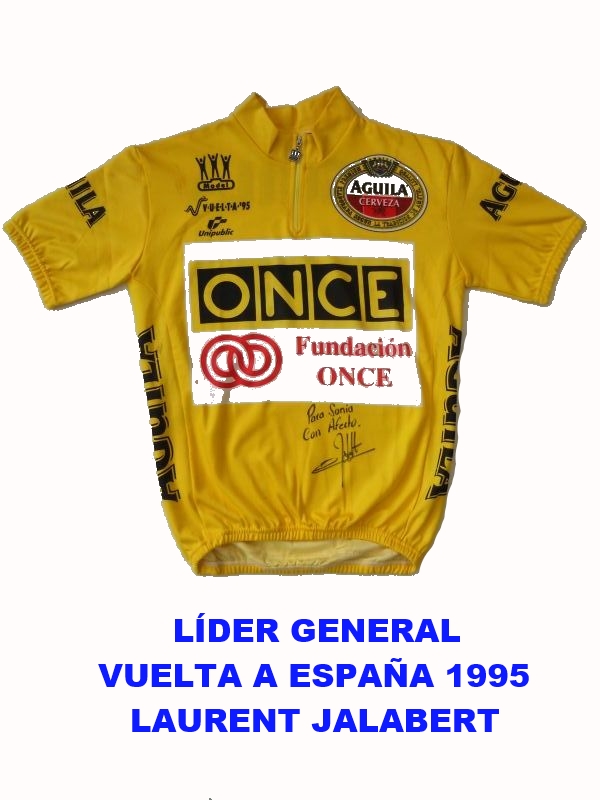 LIDER GENERAL VUELTA A ESPAÑA 1995 LAURENT JALABERT