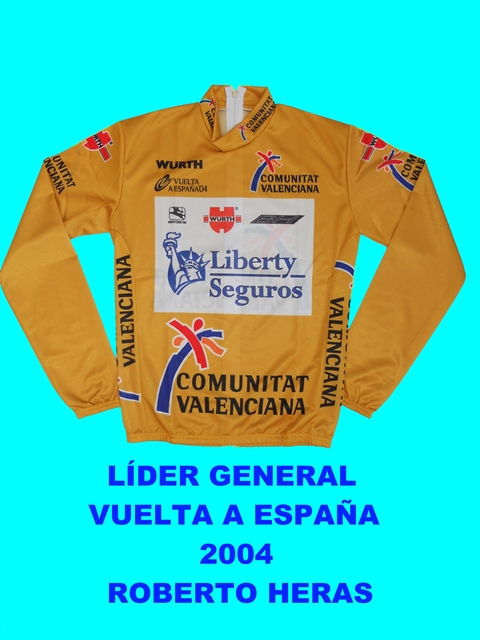 9.- LÍDER ORO GENERAL VUELTA 2004, ROBERTO HERAS