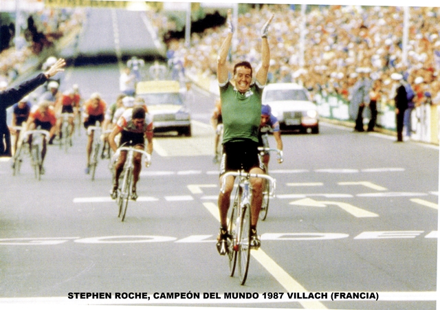 1987 VILLACH. STEPHEN ROCHE, CAMPEÓN DEL MUNDO.
